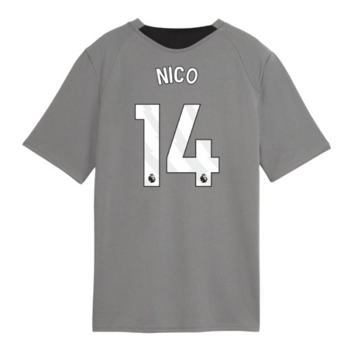 2026-2027 Man City Training Jersey (Cast Iron) - Kids (Nico 14)