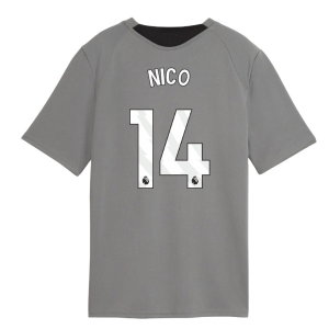 2026-2027 Man City Training Jersey (Cast Iron) - Kids (Nico 14)