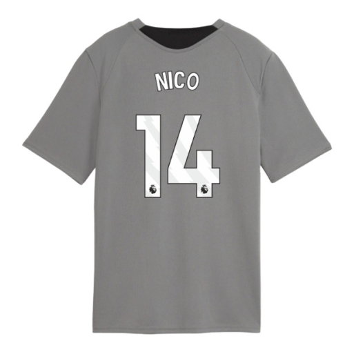 2026-2027 Man City Training Jersey (Cast Iron) - Kids (Nico 14)