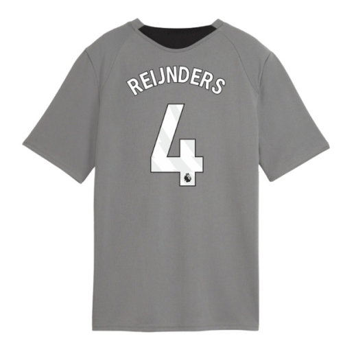 2026-2027 Man City Training Jersey (Cast Iron) - Kids (Reijnders 4)