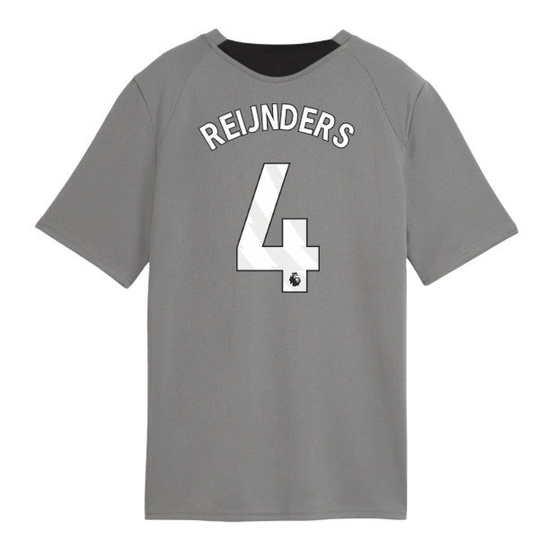 2026-2027 Man City Training Jersey (Cast Iron) - Kids (Reijnders 4)