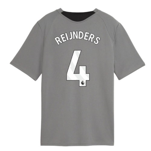 2026-2027 Man City Training Jersey (Cast Iron) - Kids (Reijnders 4)