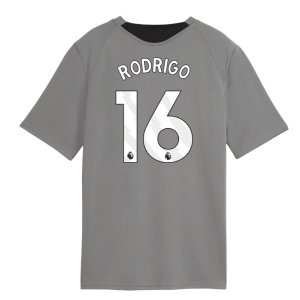 2026-2027 Man City Training Jersey (Cast Iron) - Kids (Rodrigo 16)