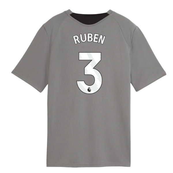 2026-2027 Man City Training Jersey (Cast Iron) - Kids (Ruben 3)