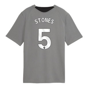2026-2027 Man City Training Jersey (Cast Iron) - Kids (Stones 5)