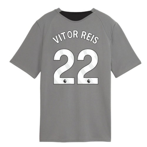 2026-2027 Man City Training Jersey (Cast Iron) - Kids (Vitor Reis 22)