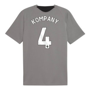 2026-2027 Man City Training Jersey (Cast Iron) (Kompany 4)