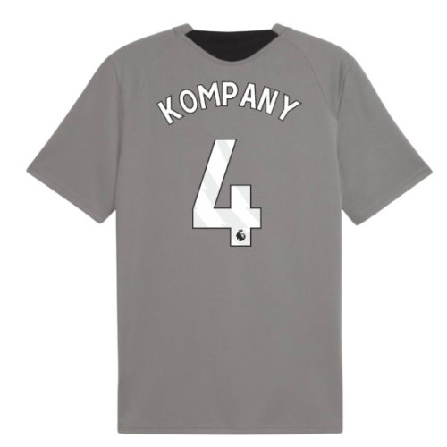 2026-2027 Man City Training Jersey (Cast Iron) (Kompany 4)