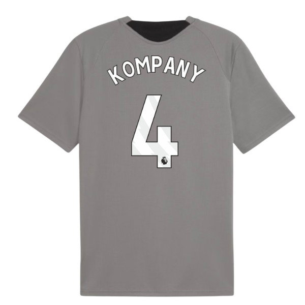 2026-2027 Man City Training Jersey (Cast Iron) (Kompany 4)