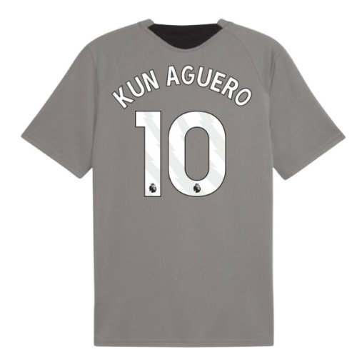 2026-2027 Man City Training Jersey (Cast Iron) (Kun Aguero 10)