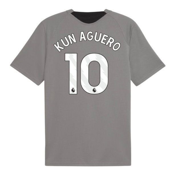 2026-2027 Man City Training Jersey (Cast Iron) (Kun Aguero 10)