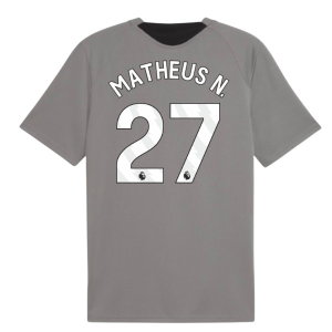 2026-2027 Man City Training Jersey (Cast Iron) (Matheus N. 27)