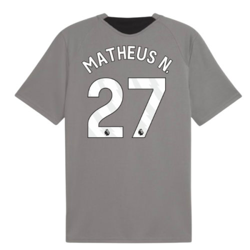 2026-2027 Man City Training Jersey (Cast Iron) (Matheus N. 27)