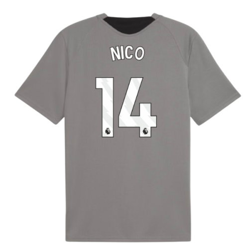 2026-2027 Man City Training Jersey (Cast Iron) (Nico 14)