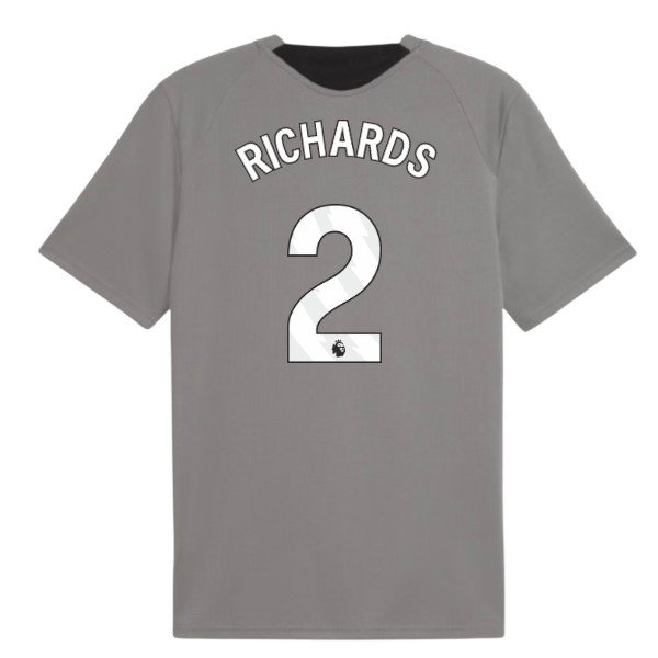 2026-2027 Man City Training Jersey (Cast Iron) (Richards 2)