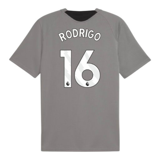 2026-2027 Man City Training Jersey (Cast Iron) (Rodrigo 16)