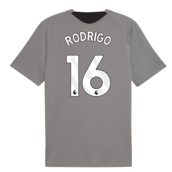 2026-2027 Man City Training Jersey (Cast Iron) (Rodrigo 16)