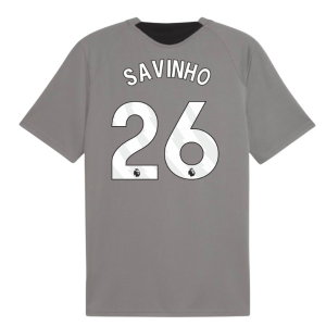 2026-2027 Man City Training Jersey (Cast Iron) (Savinho 26)