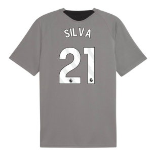 2026-2027 Man City Training Jersey (Cast Iron) (Silva 21)