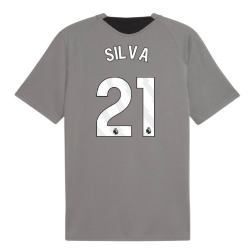 2026-2027 Man City Training Jersey (Cast Iron) (Silva 21)