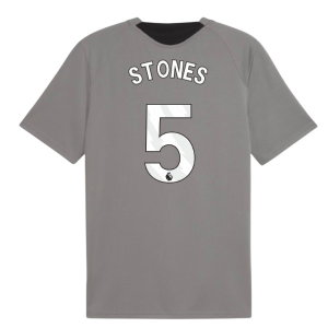 2026-2027 Man City Training Jersey (Cast Iron) (Stones 5)