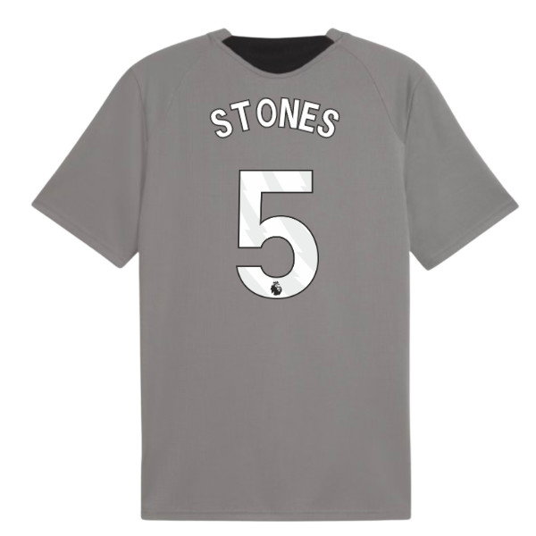 2026-2027 Man City Training Jersey (Cast Iron) (Stones 5)