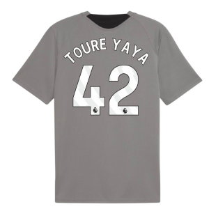 2026-2027 Man City Training Jersey (Cast Iron) (Toure Yaya 42)