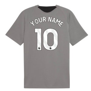 2026-2027 Man City Training Jersey (Cast Iron) (Your Name)