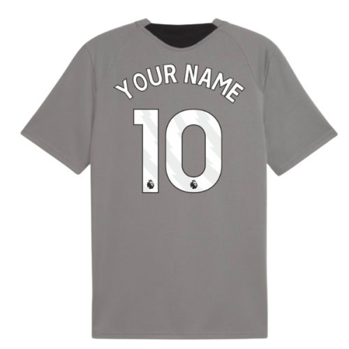 2026-2027 Man City Training Jersey (Cast Iron) (Your Name)