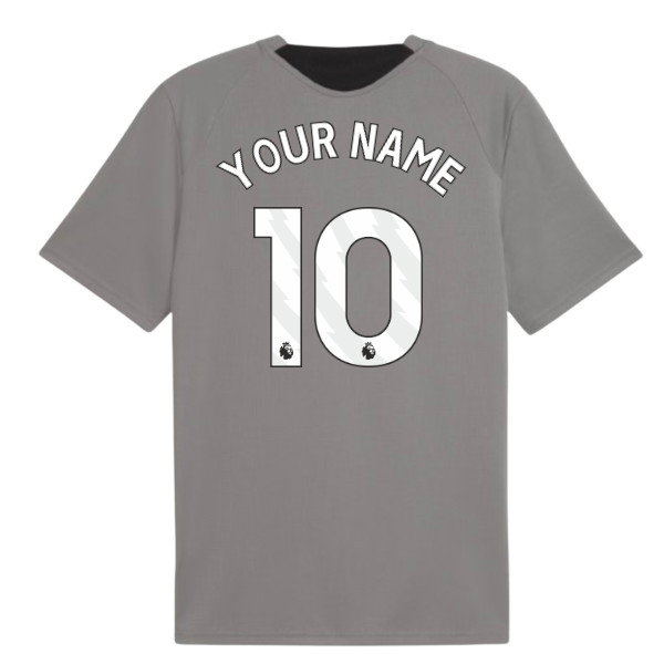 2026-2027 Man City Training Jersey (Cast Iron) (Your Name)