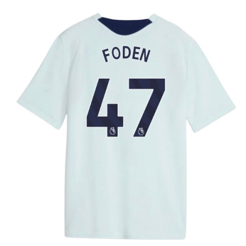 2026-2027 Man City Training Jersey (Dewdrop) - Kids (Foden 47)
