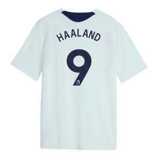 2026-2027 Man City Training Jersey (Dewdrop) - Kids (Haaland 9)