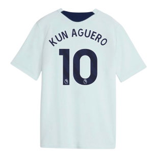 2026-2027 Man City Training Jersey (Dewdrop) - Kids (Kun Aguero 10)