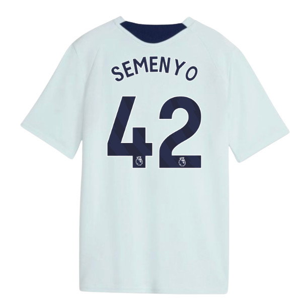2026-2027 Man City Training Jersey (Dewdrop) - Kids (Semenyo 42)