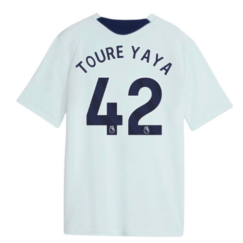 2026-2027 Man City Training Jersey (Dewdrop) - Kids (Toure Yaya 42)