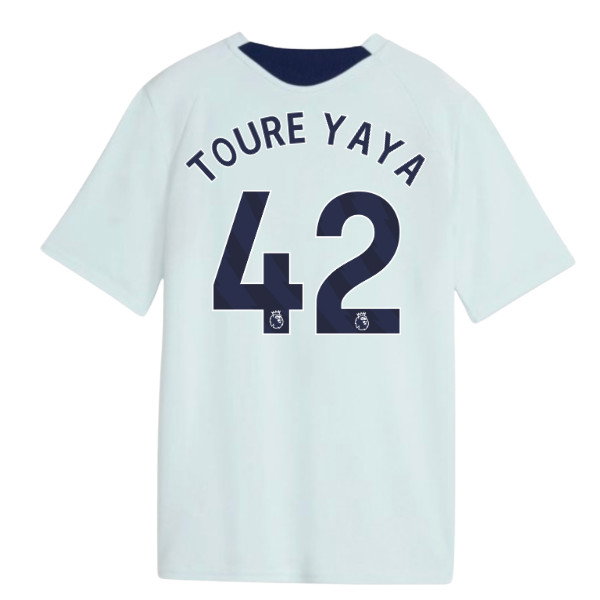 2026-2027 Man City Training Jersey (Dewdrop) - Kids (Toure Yaya 42)
