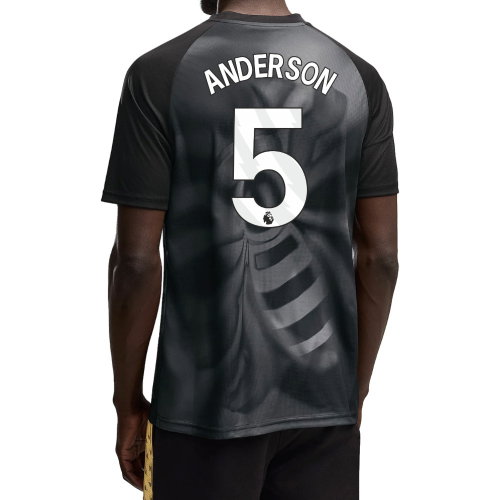 2026-2027 Man City Warm Up Jersey (Black) (Anderson 5)