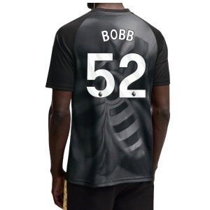 2026-2027 Man City Warm Up Jersey (Black) (Bobb 52)