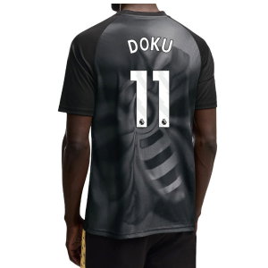 2026-2027 Man City Warm Up Jersey (Black) (Doku 11)