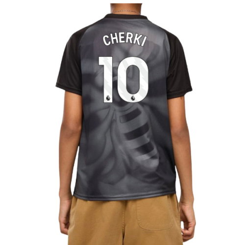 2026-2027 Man City Warm Up Jersey (Black) - Kids (Cherki 10)