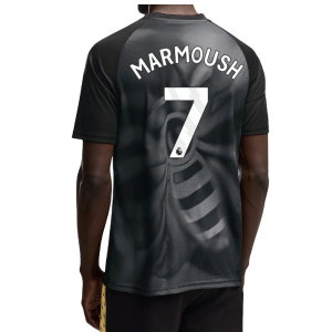 2026-2027 Man City Warm Up Jersey (Black) (Marmoush 7)
