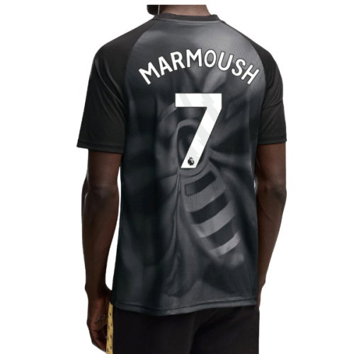 2026-2027 Man City Warm Up Jersey (Black) (Marmoush 7)