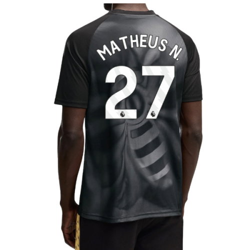 2026-2027 Man City Warm Up Jersey (Black) (Matheus N. 27)