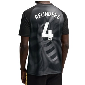 2026-2027 Man City Warm Up Jersey (Black) (Reijnders 4)