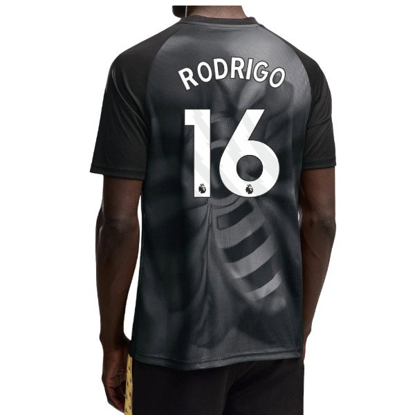 2026-2027 Man City Warm Up Jersey (Black) (Rodrigo 16)