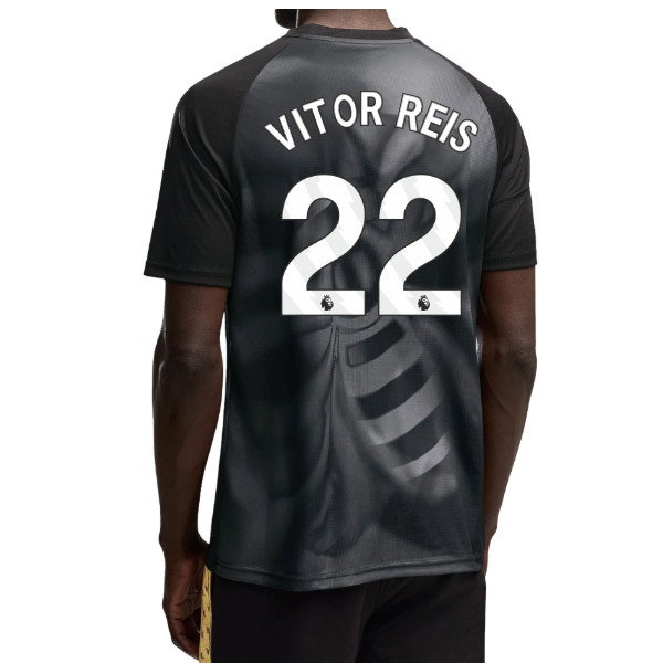 2026-2027 Man City Warm Up Jersey (Black) (Vitor Reis 22)