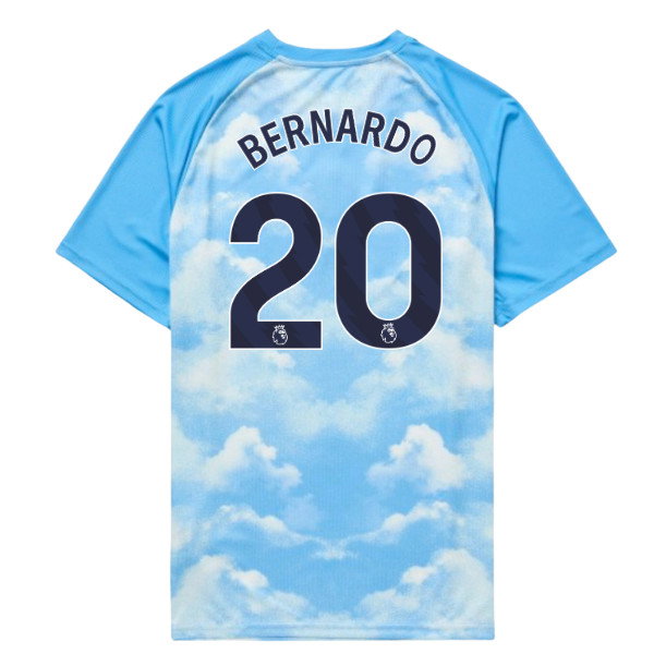2026-2027 Man City Warm Up Jersey (Icy Blue) (Bernardo 20)