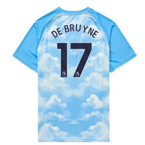 2026-2027 Man City Warm Up Jersey (Icy Blue) (De Bruyne 17)