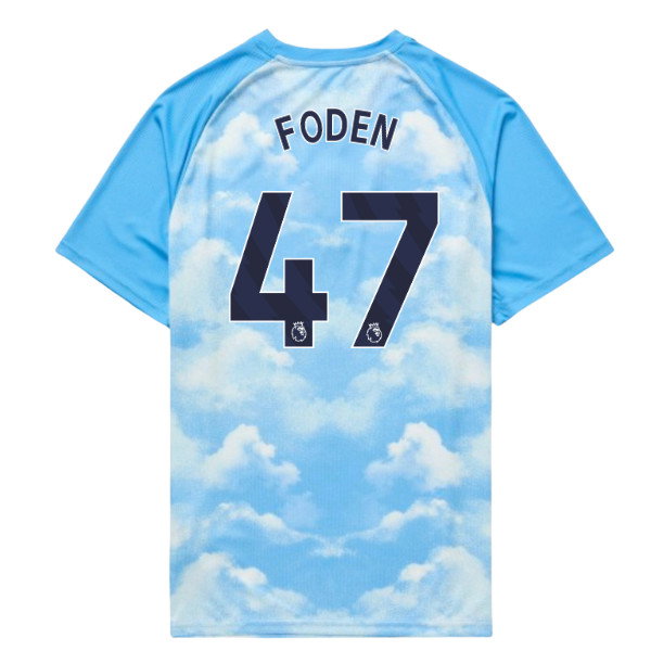 2026-2027 Man City Warm Up Jersey (Icy Blue) (Foden 47)