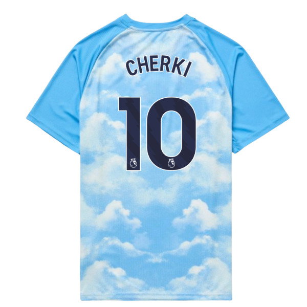 2026-2027 Man City Warm Up Jersey (Icy Blue) - Kids (Cherki 10)